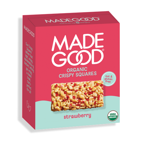 Strawberry Crispy Squares