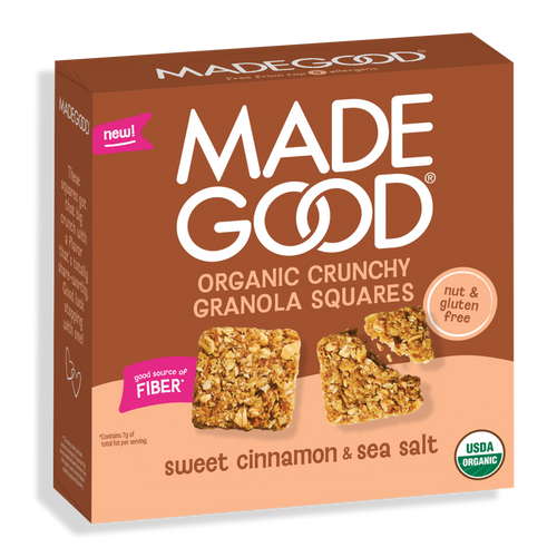 Crunchy Granola Squares - Sweet Cinnamon & Sea Salt