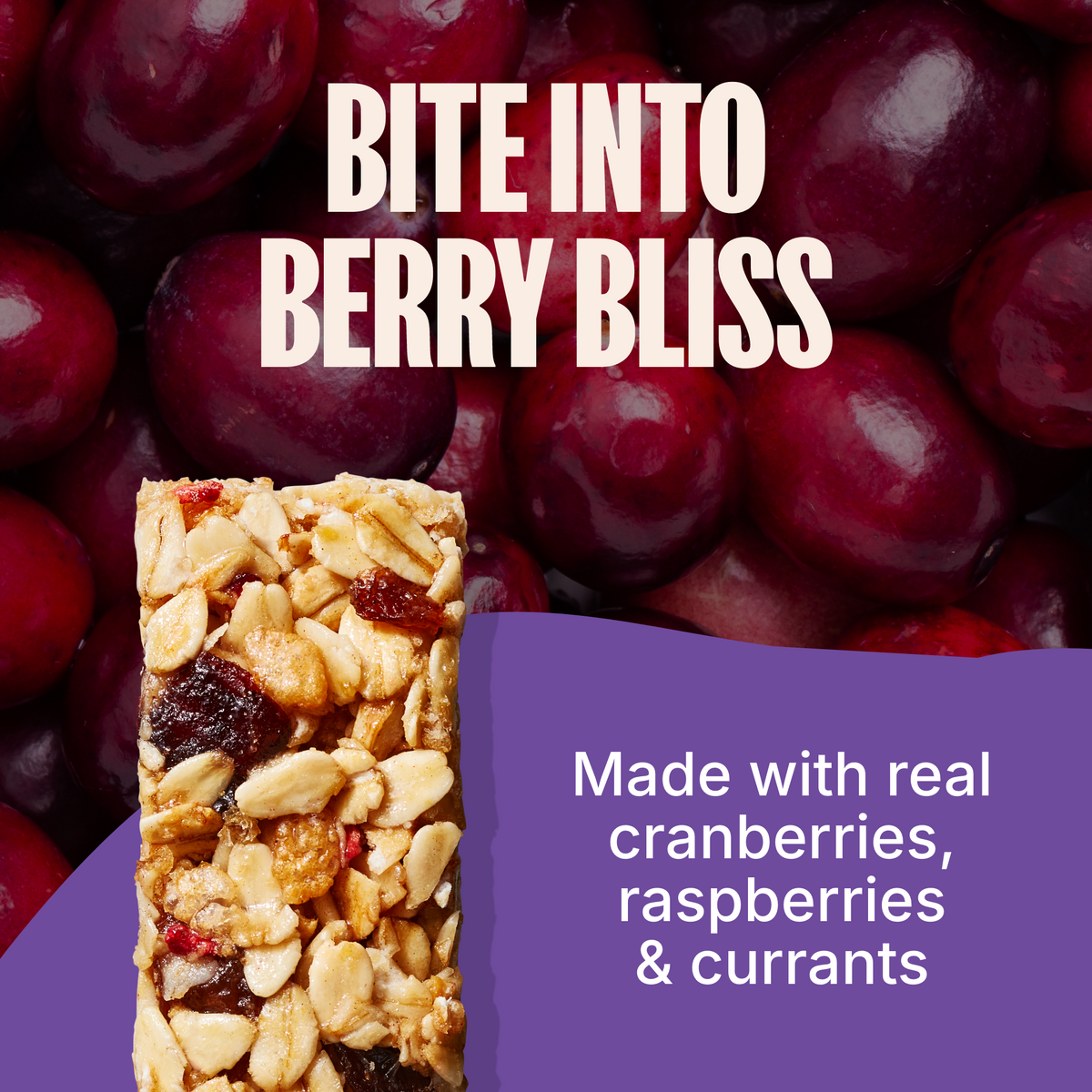 Mixed Berry Granola Bars