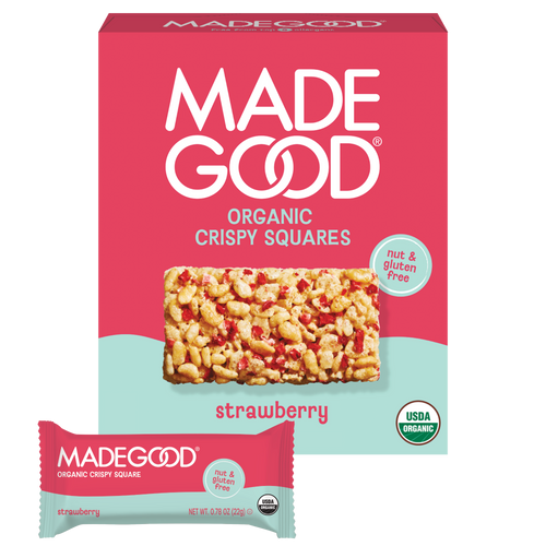Strawberry Crispy Squares