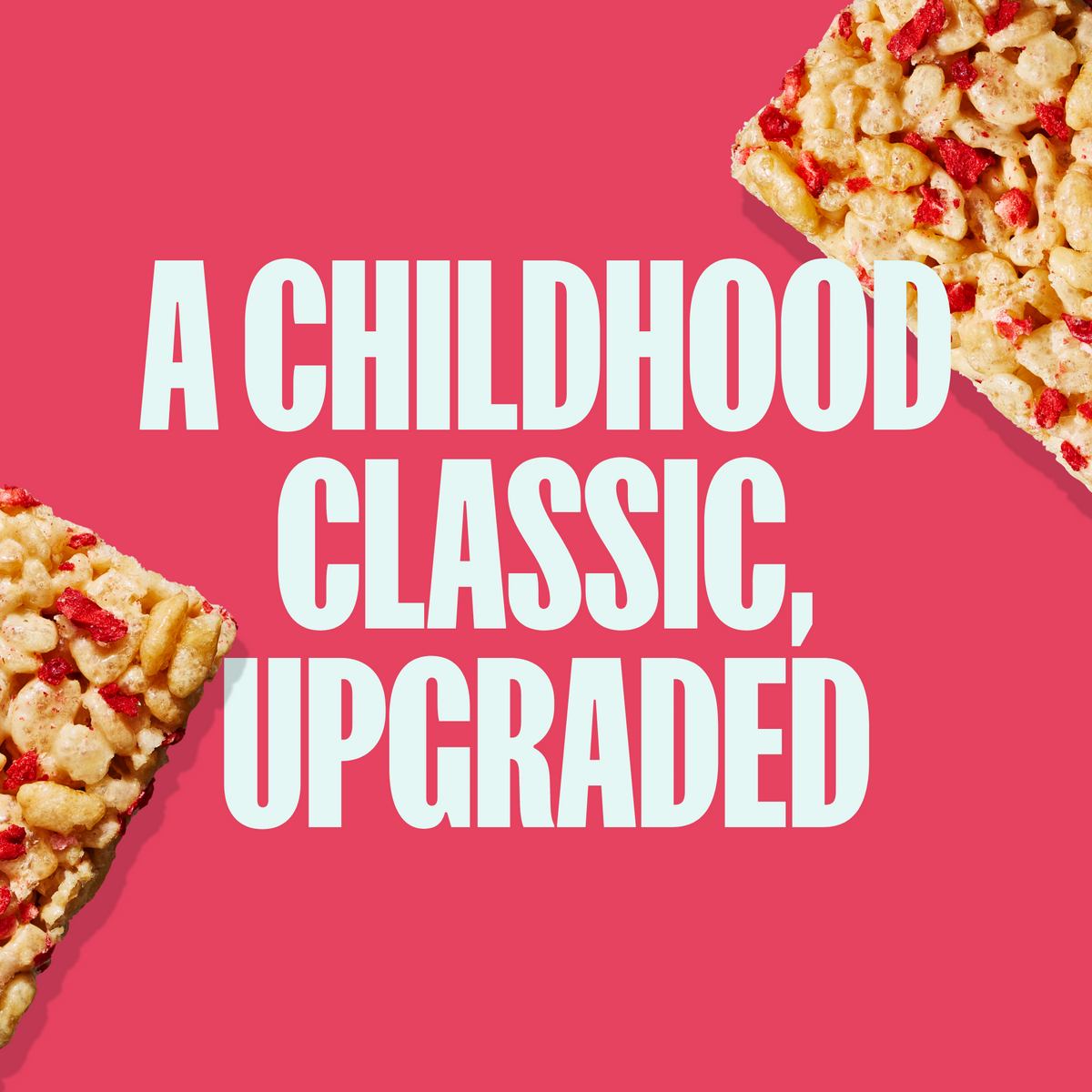 Strawberry Crispy Squares