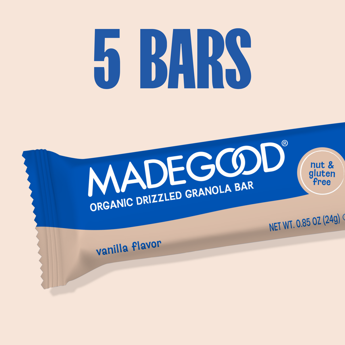 Vanilla Drizzled Granola Bars
