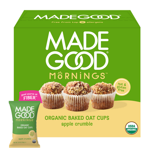 Apple Crumble Organic Baked Oat Cups