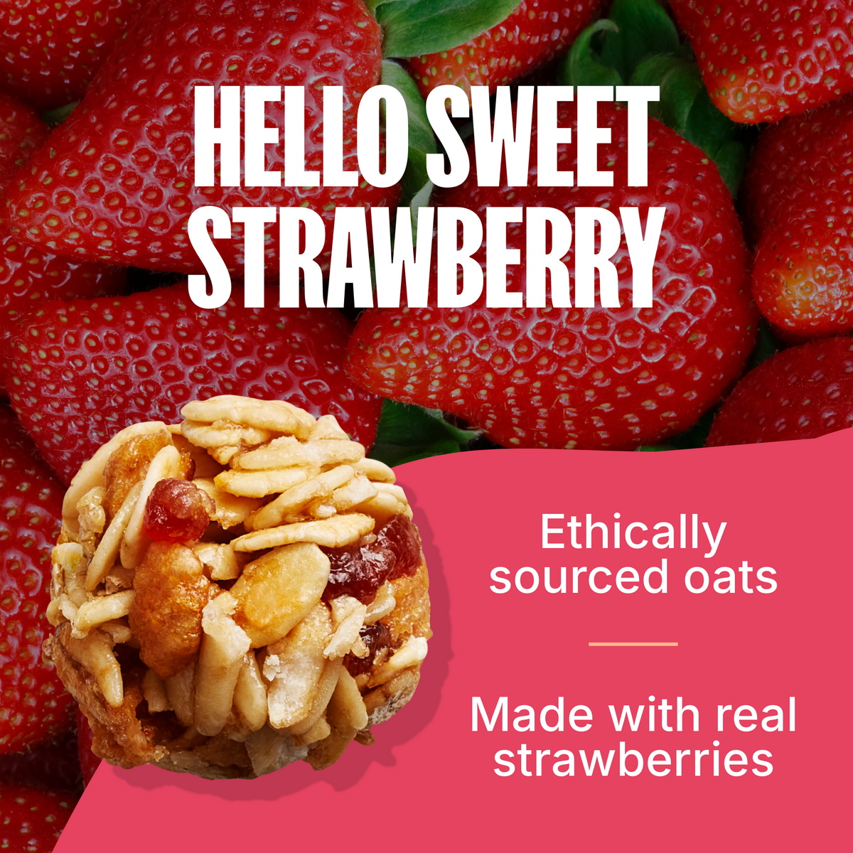 Strawberry Granola Bites