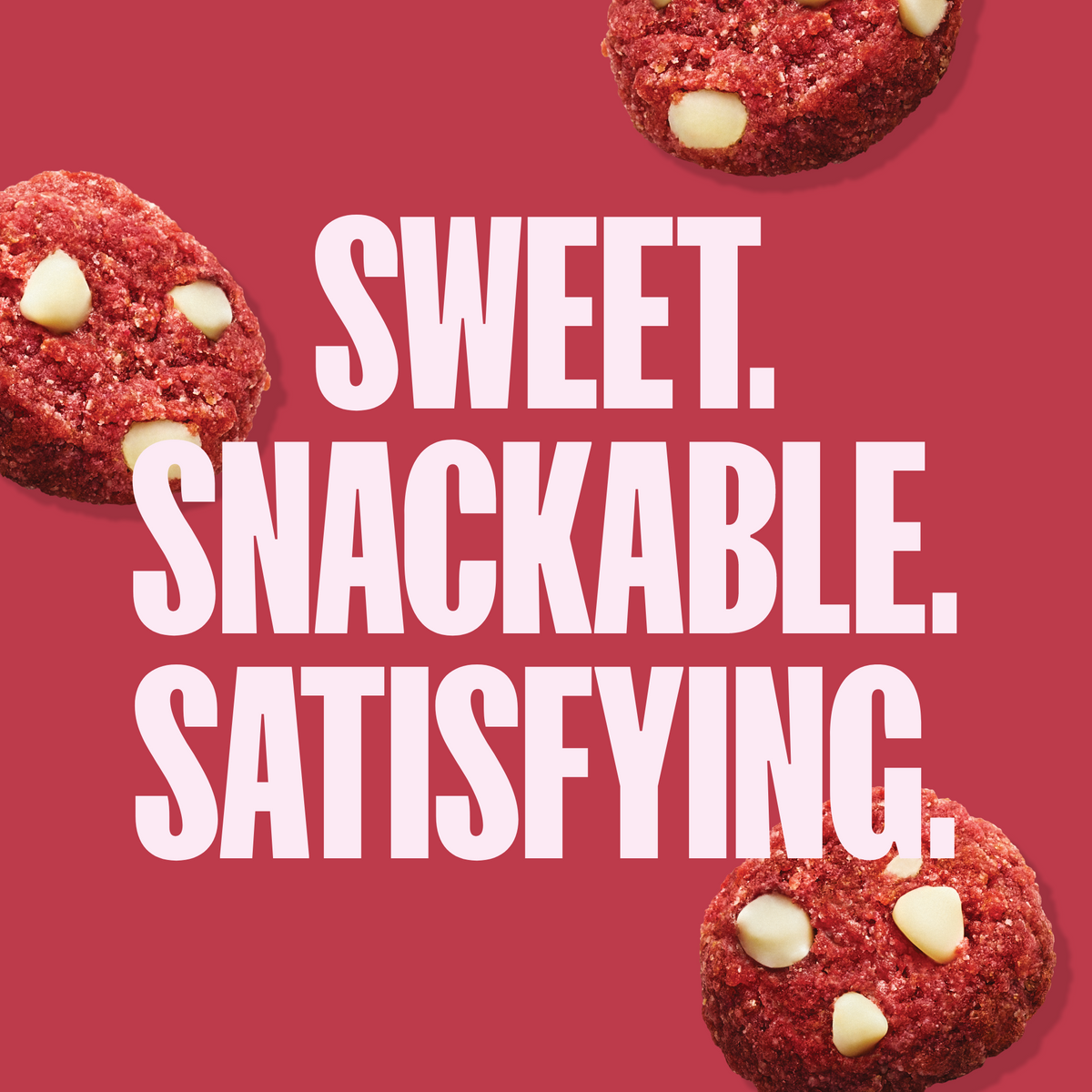 Red Velvet Soft Baked Mini Cookies