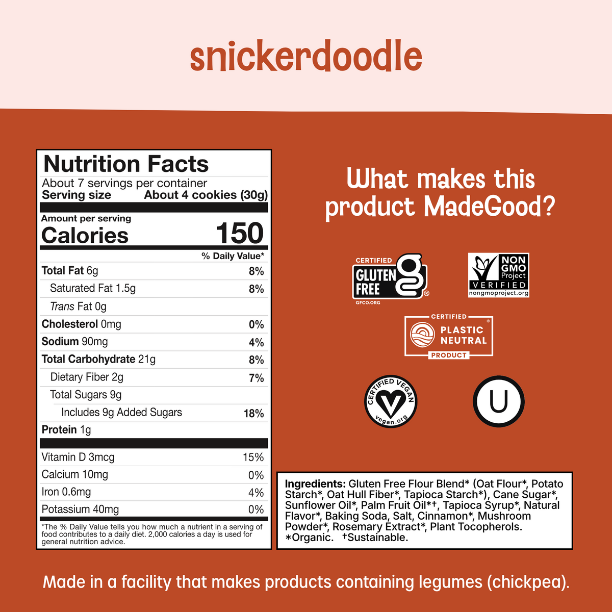 Snickerdoodle Crunchy Cookies