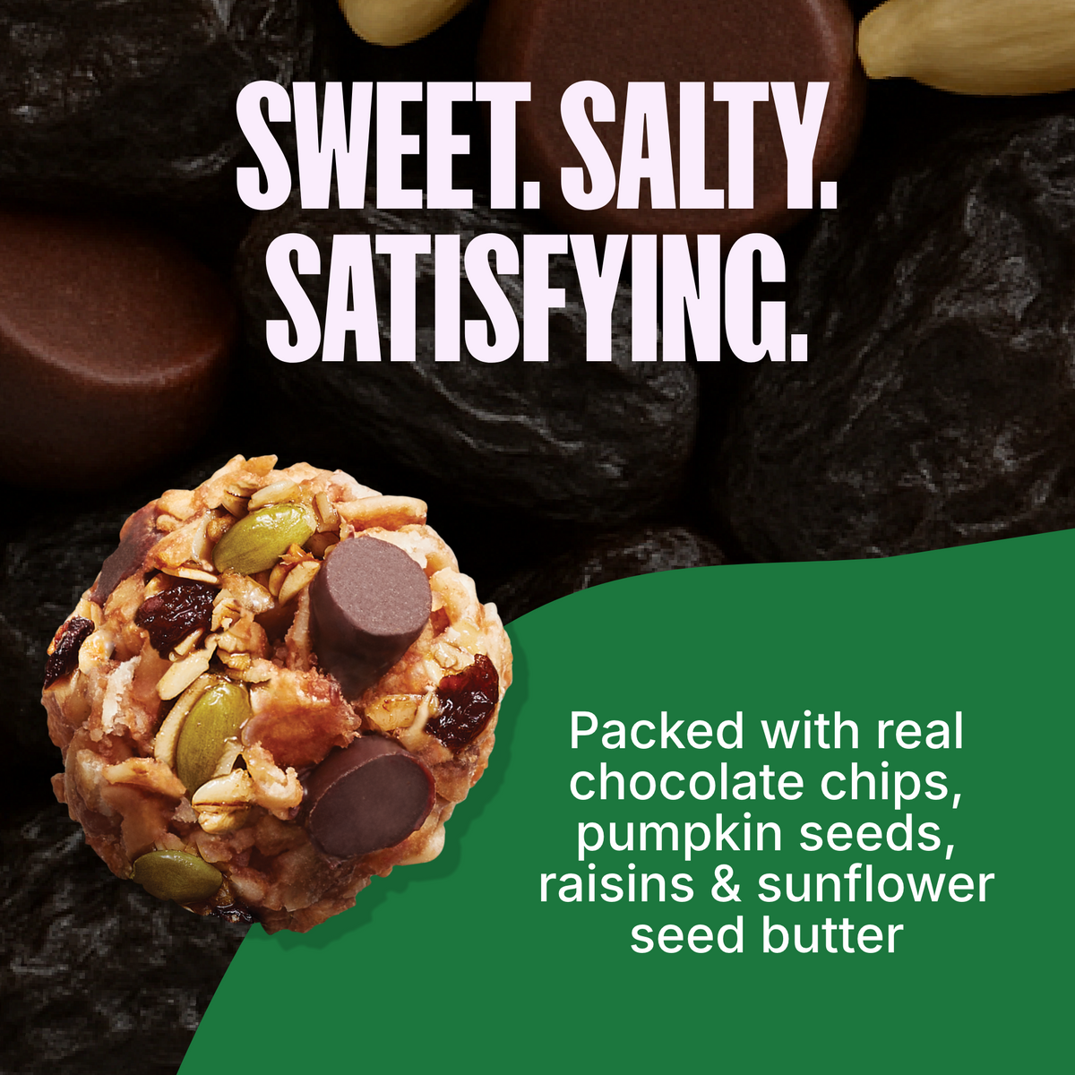 Trail Mix Granola Bites