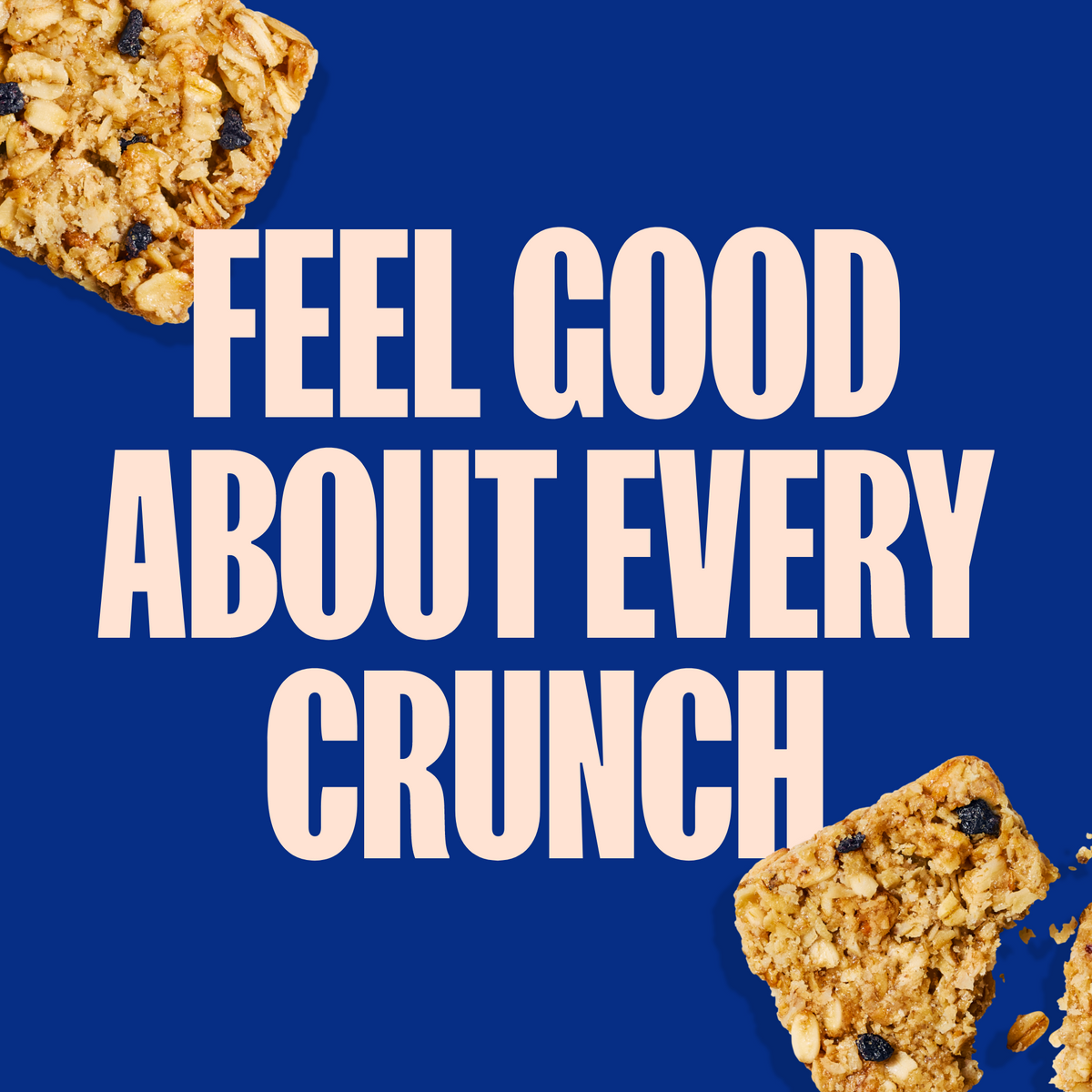 Crunchy Granola Squares - Blueberry & Vanilla